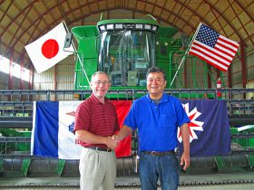 来日したアメリカ穀物協会会長（当時）と