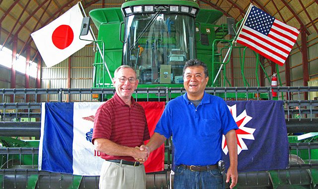 来日したアメリカ穀物協会会長（当時）と