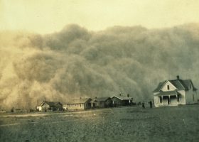 1935年テキサス州の砂嵐