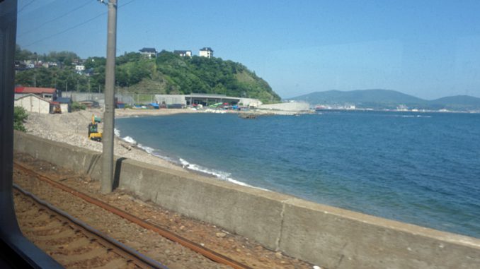 昔海水浴に出かけた東小樽海岸