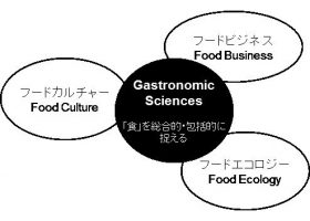 立命館大学食科学部で構想する3つの科目群。