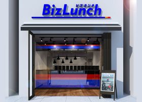 BizLunchの店頭計画図。