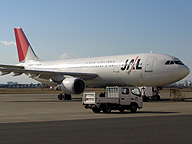 日本航空の別な機材。忘れ物に注意