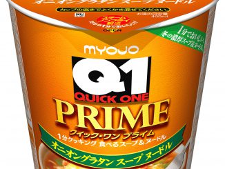 「明星 Quick1 PRIME オニオングラタンスープヌードル」