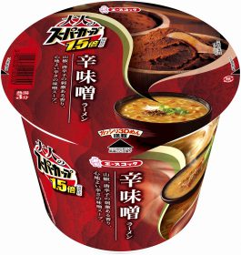 「大人のスーパーカップ1.5倍　辛味噌ラーメン」（エースコック）