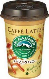 「マウントレーニア　カフェラッテ　メープル＆ハニー」